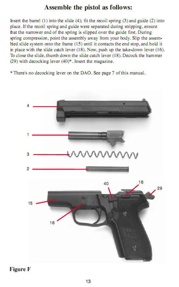 Пистолет Sig Sauer Полное Руководство