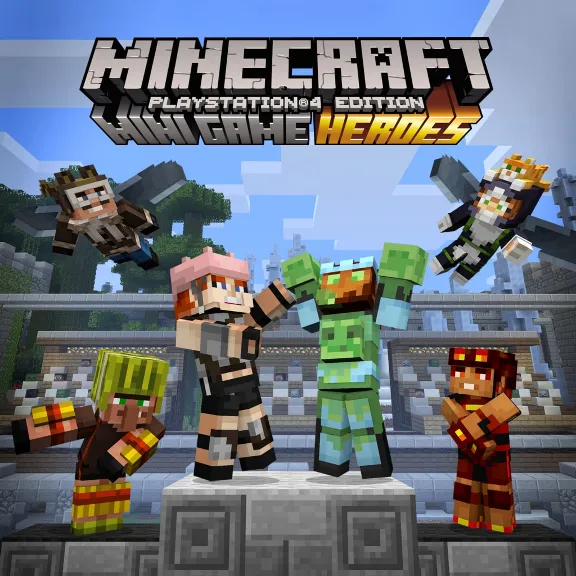 Minecraft: набор скинов «Герои мини-игр» PS4 ПСН
