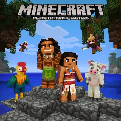 Minecraft: набор персонажей «Моана» PS4 ПСН PLAYSTATION