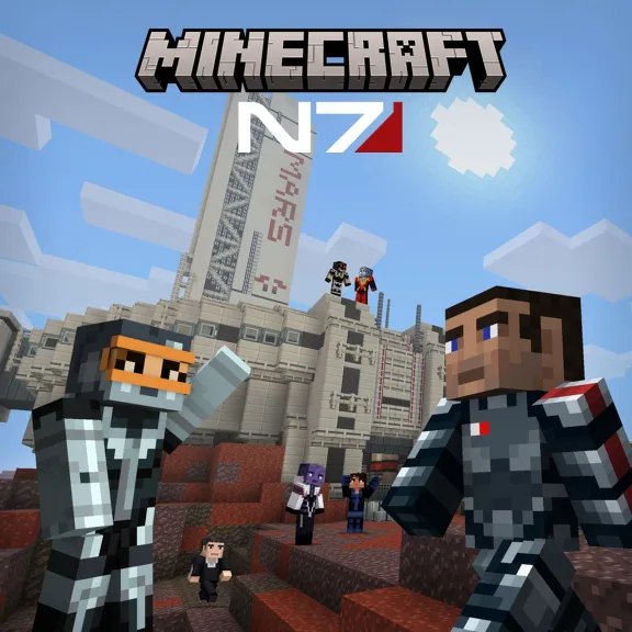 Микс-набор «N7» для Minecraft PS4 ПСН PLAYSTATION