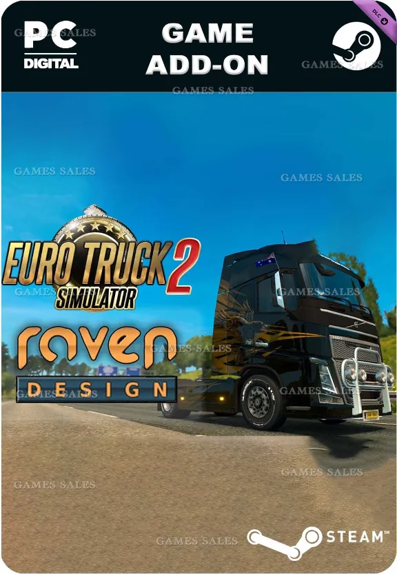 ✅💙EURO TRUCK SIMULATOR 2 - RAVEN TRUCK DESIGN PACK💙