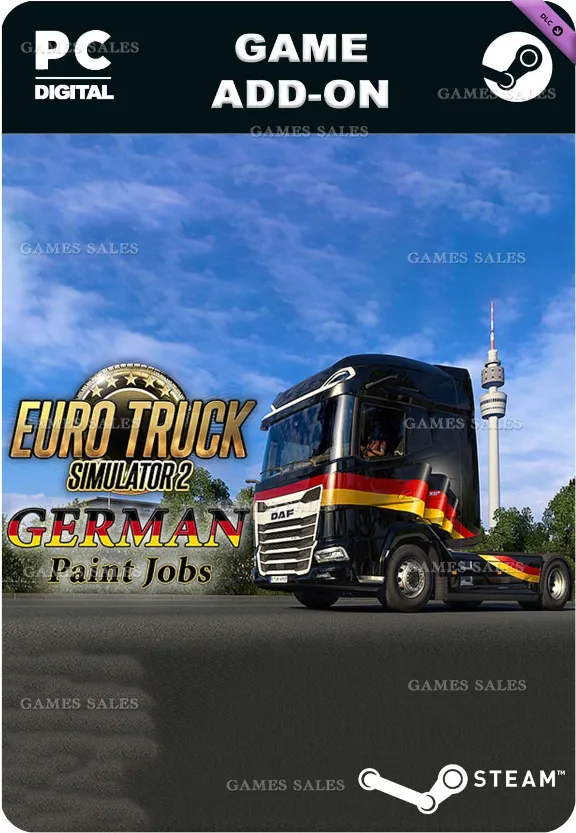 ✅💙EURO TRUCK SIMULATOR 2 GERMAN PAINT JOBS PACK💙STEAM