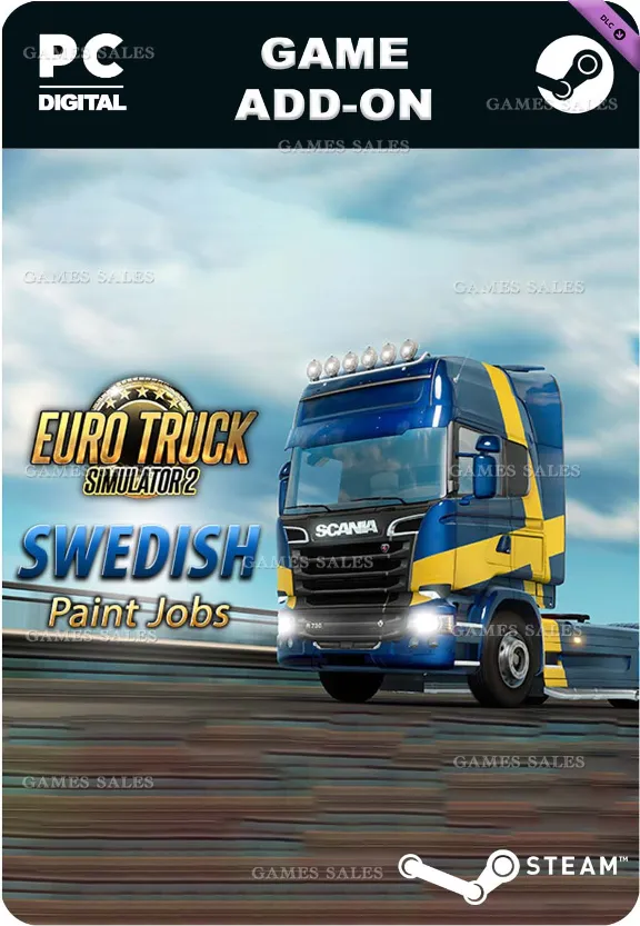✅💙EURO TRUCK SIMULATOR 2 - SWEDISH PAINT JOBS PACK💙
