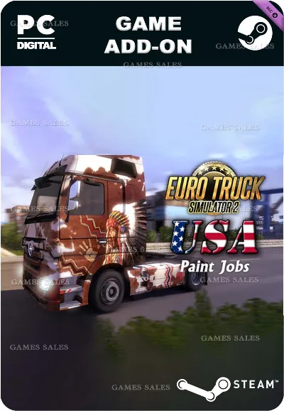 ✅💙EURO TRUCK SIMULATOR 2 - USA PAINT JOBS PACK💙STEAM