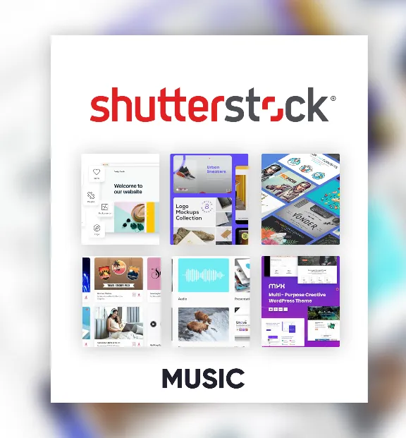 ✨Shutterstock Premium I Сервис загрузки музыки 🎶🎵