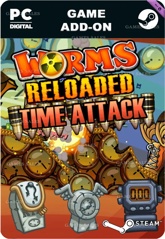 ✅💙WORMS RELOADED: TIME ATTACK PACK💙STEAM GIFT🤖AUTO