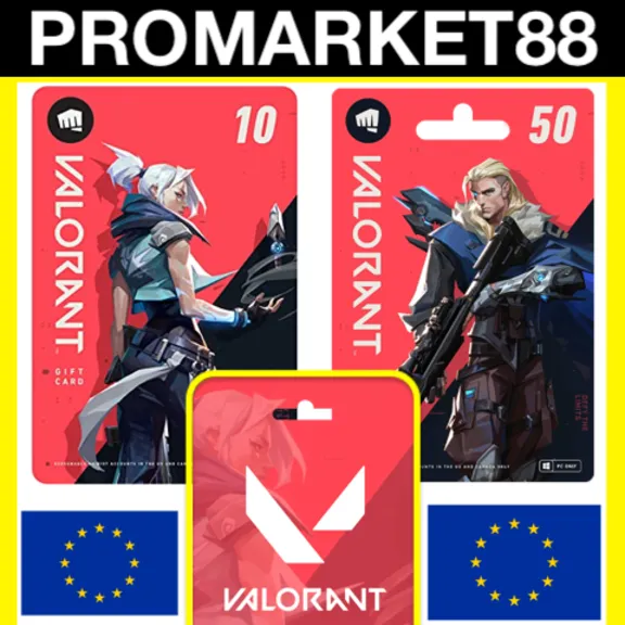 ⭐️ВСЕ КАРТЫ⭐🇪🇺Valorant Points КОДЫ 🔑Europe Европа EU