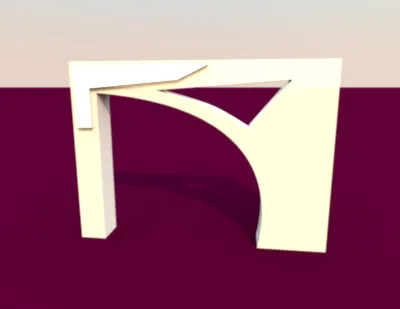 Арки гипсокартонные 3d модели (5 шт) часть 2