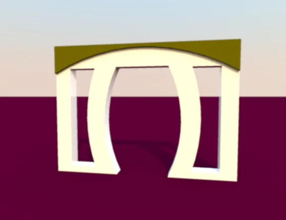 Арки гипсокартонные 3d модели (5 шт) часть 2