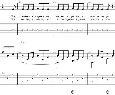 Speak, I am silent (Dol&acute;skij A.) Tabs and Sheet music