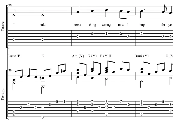 Yesterday (Beatles).Tabs / Sheet music for Voice/Guitar