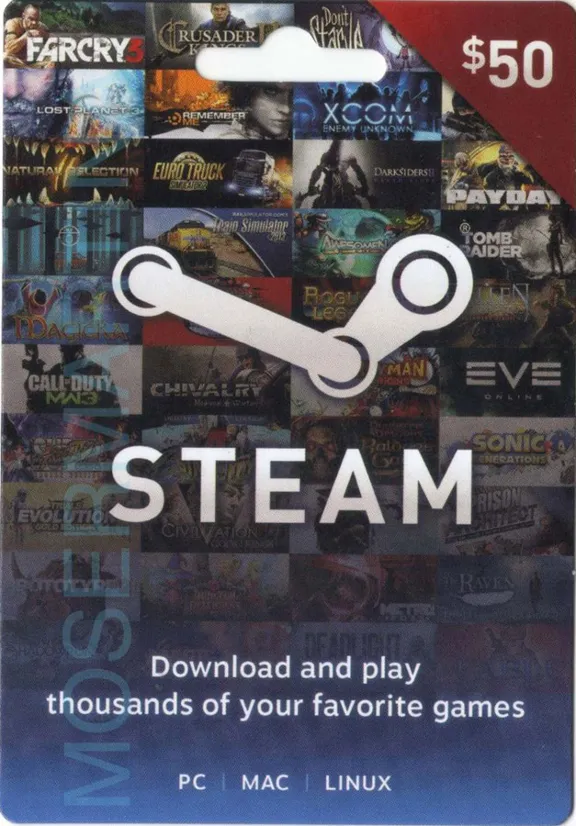 STEAM WALLET GIFT CARD - $50 (USA) 💻 СКИДКИ