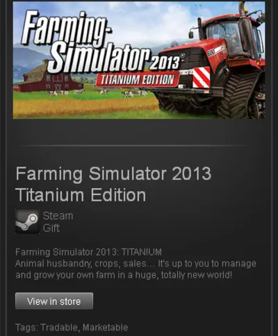Farming Simulator 2013 Titanium Edition STEAM Gift ROW
