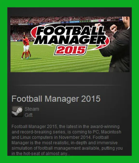 Football Manager 2015 (Steam Gift/ RU + CIS)