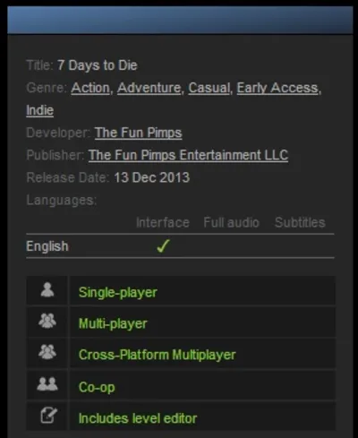 7 Days to Die (Steam Gift RU/CIS/UA*)