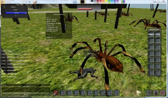 Unity3d клиент-сервер.MMORPG.ver.4