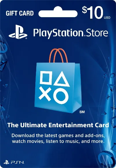 PSN Gift Card Code USA $10 для PS4, PS3, PS Vita