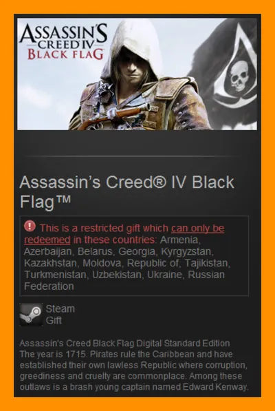 Assassin&acute;s Creed Black Flag Stand (Steam Gift / RU CIS)