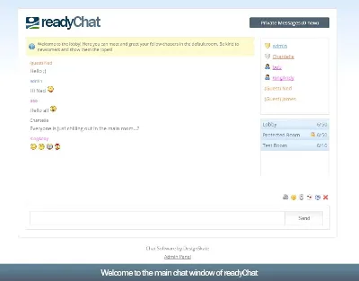 Чат-комната на php/ajax - readyChat 2.2.0