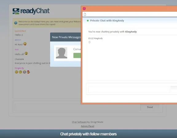 Чат-комната на php/ajax - readyChat 2.2.0