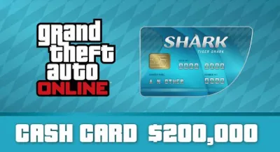 👻GTA Online:Tiger Shark Cash Card 200 000$