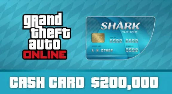 👻GTA Online:Tiger Shark Cash Card 200 000$
