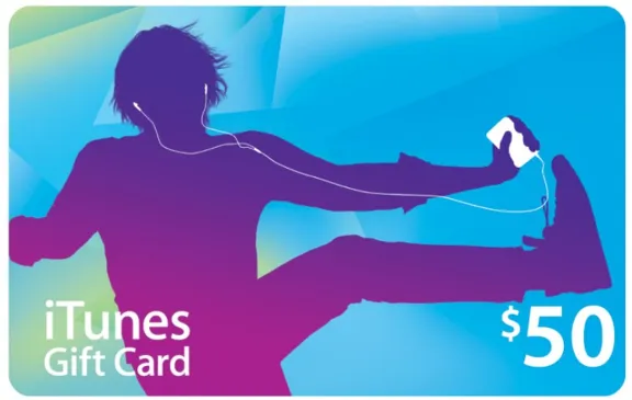 iTunes Gift Card 50$ (USA)  (код с карты) + БОНУС