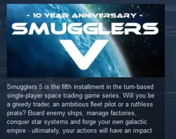 Smugglers V 5 STEAM KEY REGION FREE GLOBAL