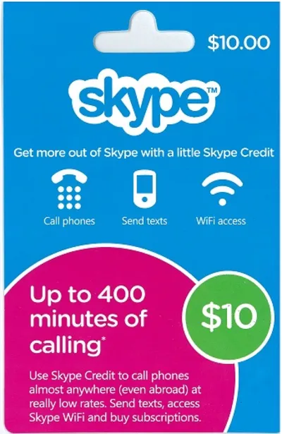 AUD 10 Australian$ = 7 USD, активация на http://www.skype.com