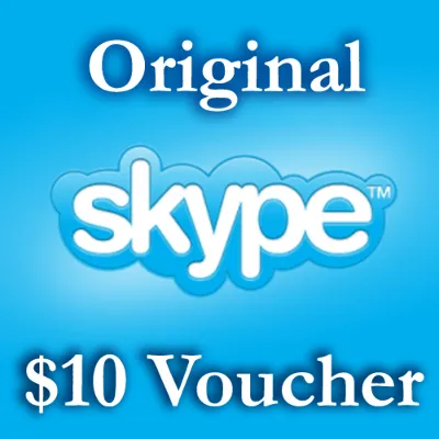 10$ Ваучер пополнения 1*10$ Активация на Skype.com