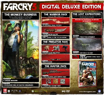 Far Cry 3 - Deluxe | Region Free| Multilang | Uplay