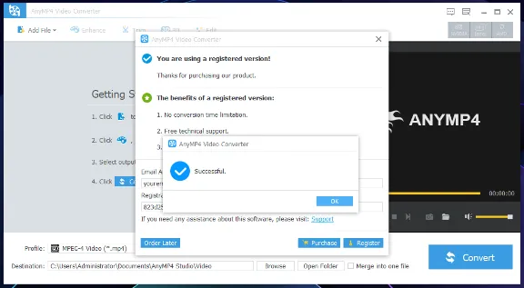 ➡️ AnyMP4 Video Converter 🔑 Код регистрации на 1 год