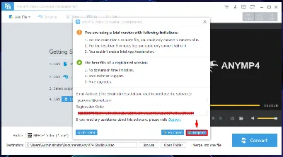 ➡️ AnyMP4 Video Converter 🔑 Код регистрации на 1 год