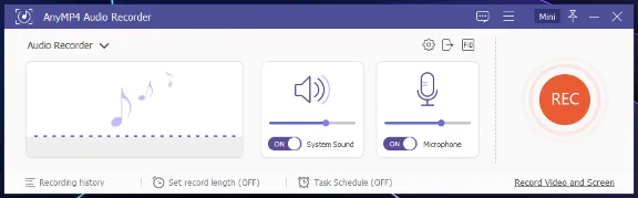 AnyMP4 Audio Recorder Код регистрации на 1 год