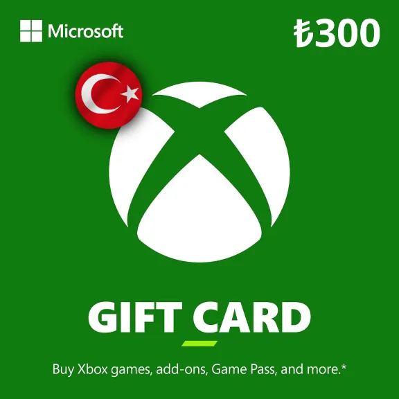 ПОДАРОЧНАЯ КАРТА XBOX 300 TRY (ТУРЦИЯ) 24/7 ДОСТАВКА БО