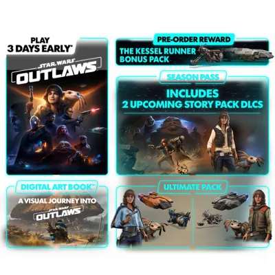 STAR WARS OUTLAWS ULTIMATE XBOX аккаунт + все DLC + The Force Unleashed +