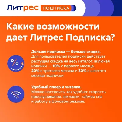 🔥ЛитРес ПОДПИСКА 📚 Промокод на 12 месяцев 💳0%