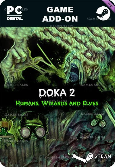 ✅💙DOKA 2: HUMANS, WIZARDS AND ELVES DLC#1💙STEAM GIFT