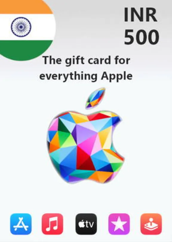 🍎 Apple/iTunes Gift card 500 INR 🔑 ( INDIA 🇮🇳 )