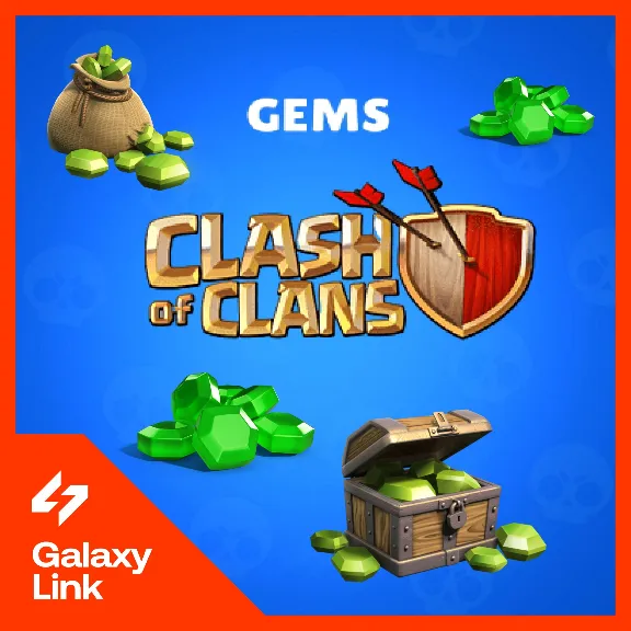 ⚒️ Clash of Clans - 💎 GEMS/PASS - BY Supercell ID ✅