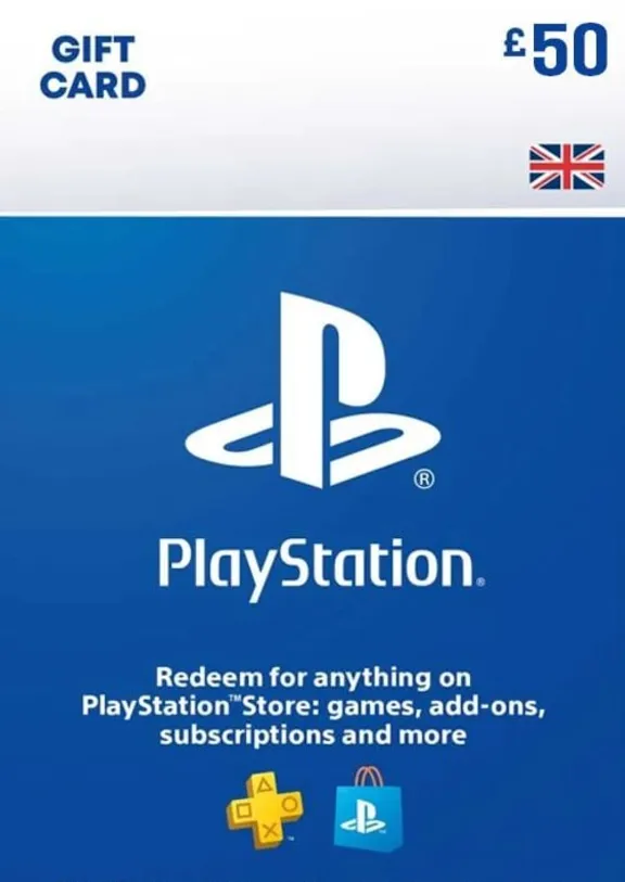 СЕТЕВАЯ КАРТА PSN PLAYSTATION 50 фунтов стерлингов (Вел