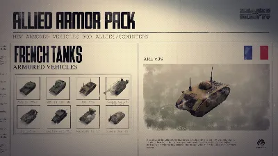 ✅💙UNIT PACK - HEARTS OF IRON IV: ALLIED ARMOR💙STEAM