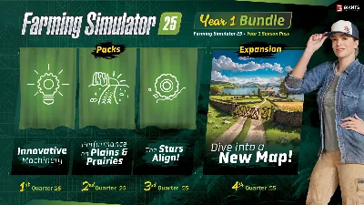 🔥 FARMING SIMULATOR 25 - 1 YEAR BUNDLE ✅STEAM・ВСЕ DLC