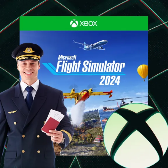 Flight Simulator 2024 XBOX SERIES X|S + ПК WINDOWS ЛЮБОЙ АКАУНТ✅