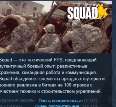Squad АВТОДОСТАВКА STEAM GLOBAL МГНОВЕННО ЛИЦЕНЗИЯ