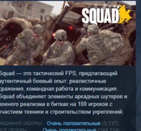 Squad АВТОДОСТАВКА STEAM GLOBAL МГНОВЕННО ЛИЦЕНЗИЯ