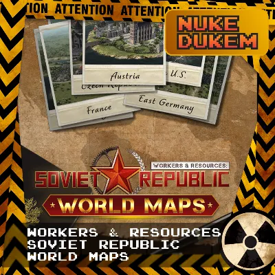 РФ+СНГ | Workers & Resources: Soviet Republic - World Maps | STEAM КЛЮЧ