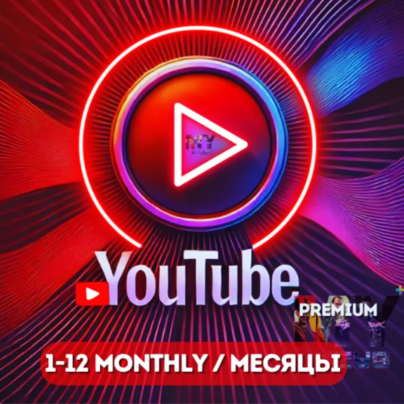 🔴YOUTUBE ПРЕМИУМ🔴ИНДИВИДУАЛ ПОДПИСКА НА 1/12 МЕСЯЦЫ