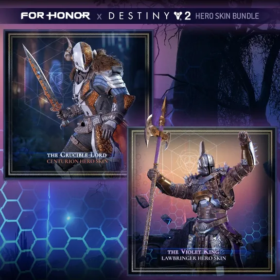 ✅Лиловый Король и Лорд Горнила набор обликов FOR HONOR
