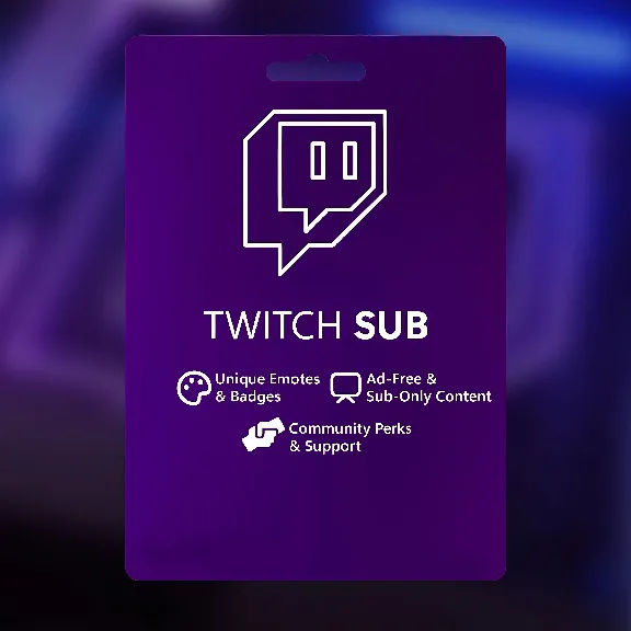 🟪 TWITCH ПОДАРОЧНАЯ ПОДПИСКА 🎁 1-3-6 МЕСЯЦЕВ 🌍ABTO